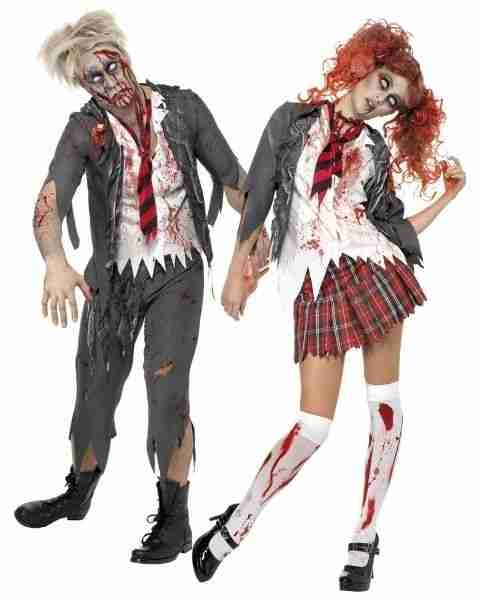 zoombie couples scary cosutme