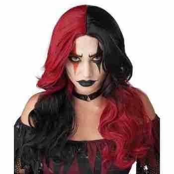 black Halloween costume wigs