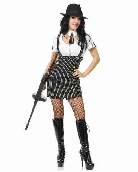 sexy bonnie clyde costume for women