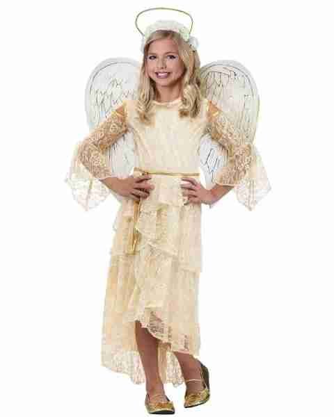 Victorian angel costume for girls