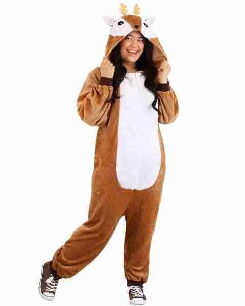plus size fawn deer costume