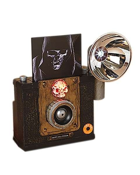 Lighted 9.5" Haunted Halloween Camera with Sound